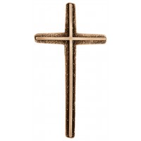 Croce da parete 20x10,5 cm con bordo bucciardato Croce da parete 20x10,5 cm con bordo bucciardato