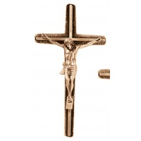 Crocifisso da parete 25x12 cm con Cristo con testa inclinata Crocifisso da parete 25x12 cm con Cristo con testa inclinata