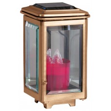 Lampada portacero a pannello solare da terreno 21x12,5 cm Lampada portacero a pannello solare da terreno 21x12,5 cm